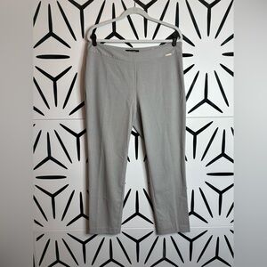 Ellen Tracy Gray Side Zip Trousers Size 12